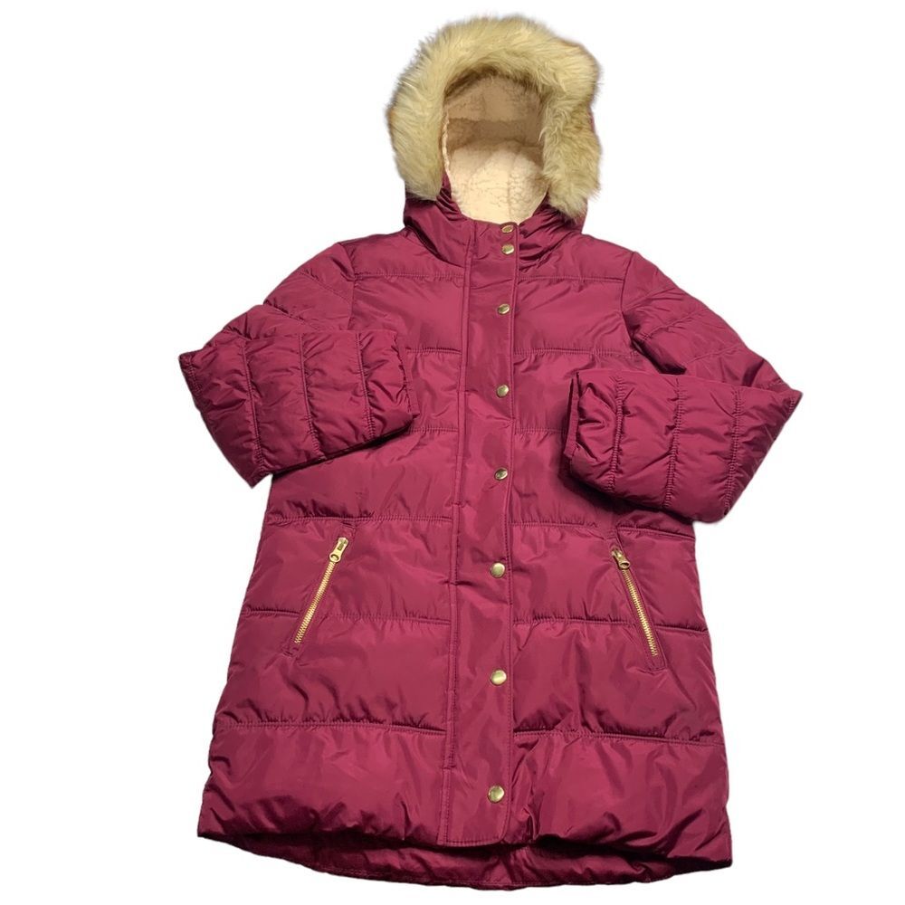 Old Navy Frost Free Mid Length Hooded Puffer Jacket Large